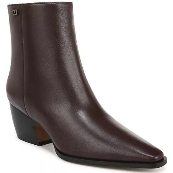 New Franco Sarto Women's Vivian Western Block Heel Booties size 10 - Picture 1 of 11